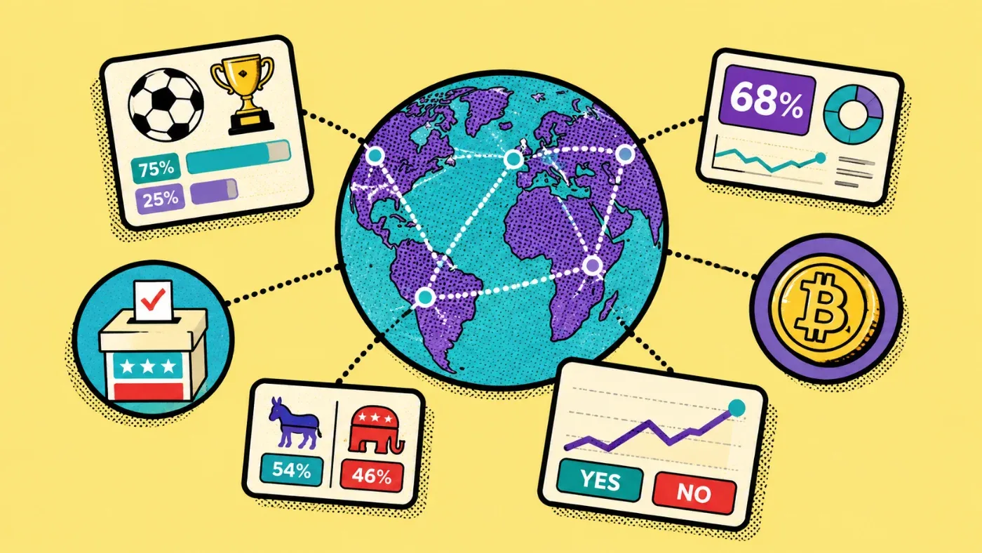 Prediction markets expanding beyond traditional sports betting into global forecasting